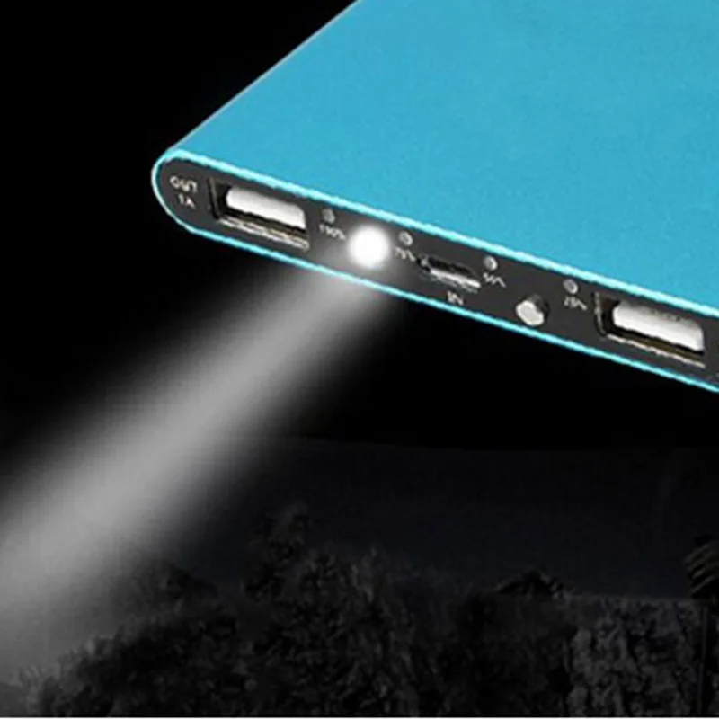 2 USB Ultra thin 20000 mAh Power Bank Portable Charger With LED Light Backup Power External Battery Charger For iPhone X 7 Plus 2 USB Ultra thin 20000 mAh Power Bank Portable Charger With LED Light Backup Power External Battery Charger For iPhone X 7 Plus