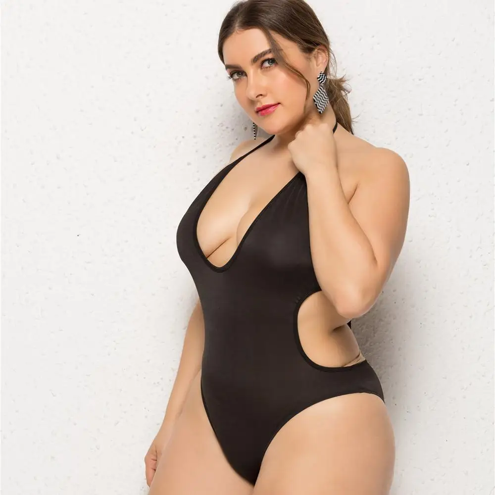 Женский купальный костюм badpak Dames A50 бикини с глубоким v образным вырезом и
