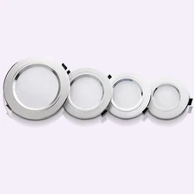 AC85-265V светодиодный светильник с регулируемой яркостью 3W5W7W9W12W светодиодный потолочный светильник для современной гостиной, украшения дома, светодиодный светильник, 4 шт./лот