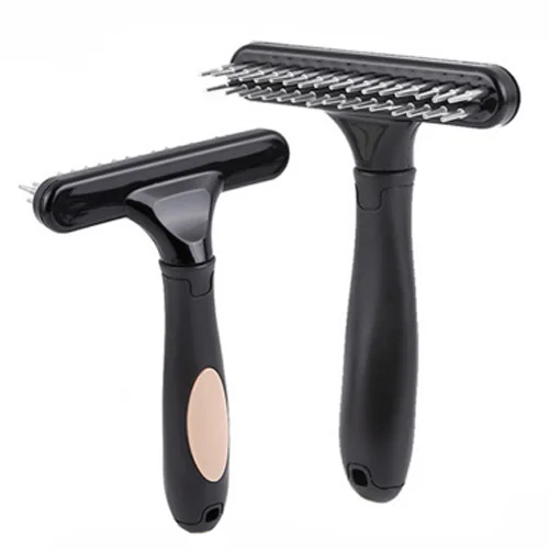 

4pcs/lot with different color pet deshedding brush Pet Rake Brush Dematting Trimmer Tool