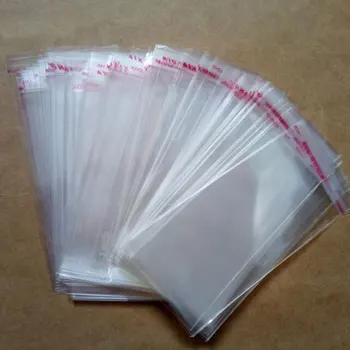 

3000pcs 6x8 6x10cm OPP Transparent Jewelry Packaging Bag Self Adhesive Seal Plastic Bags Clear Cellophane Bag Gift package Bags