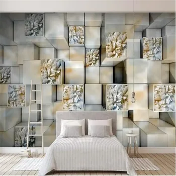 

3D marble relief TV background wall manufacturers wholesale wallpaper mural custom photo wall