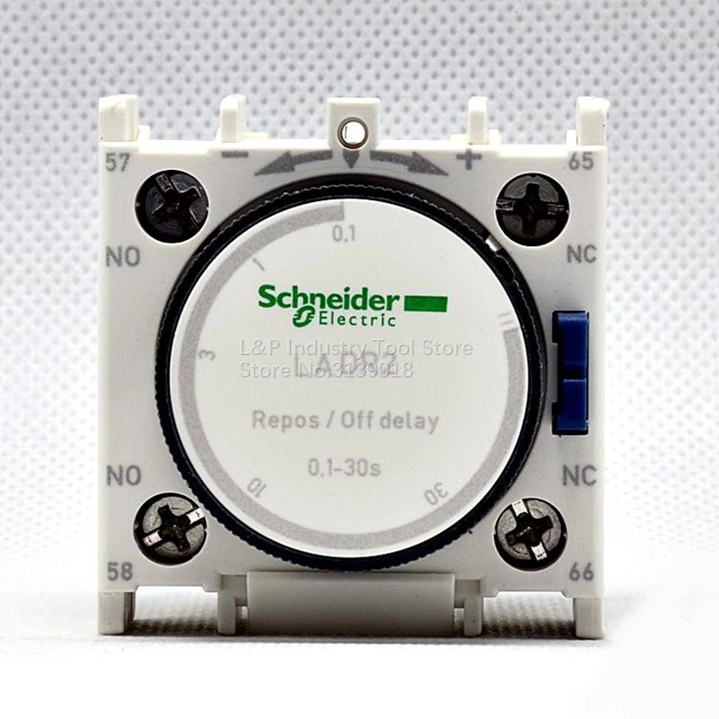 

100% New Original Schneider France LADR2 0-30S Time Delay Block Off Delay LA-DR2 Power Outages Delay For Contactor