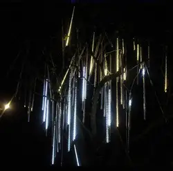 20 см-50 см led метеорный поток света Рождество дерева огни Открытый Водонепроницаемый Фея светодиодные Свадебные украшения огни