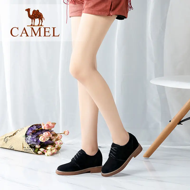 Retro Kamel Weiche Für Frauen Schuhe Neue Black Damen Schuh Niedrigen Kuh Ferse Wildleder Leder Neutral Frühling Einzelne Casual Pumpen green Kollektion a61wBnqfa
