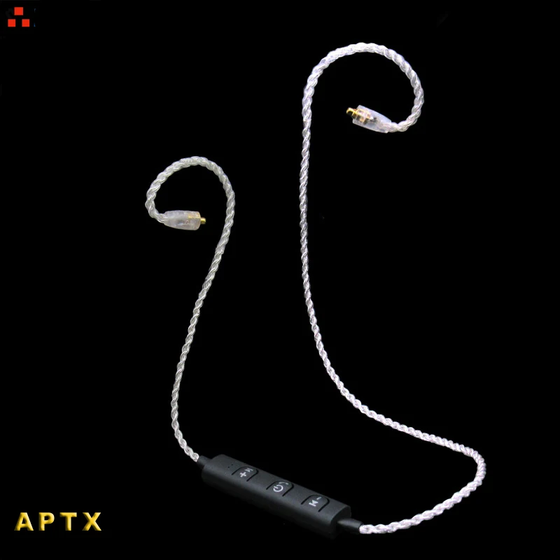 Беспроводной Bluetooth кабель для наушников Pizen SJBT CSR APTX 0 75 мм 2 контакта kz zs10 AS10 zst zsr APT X