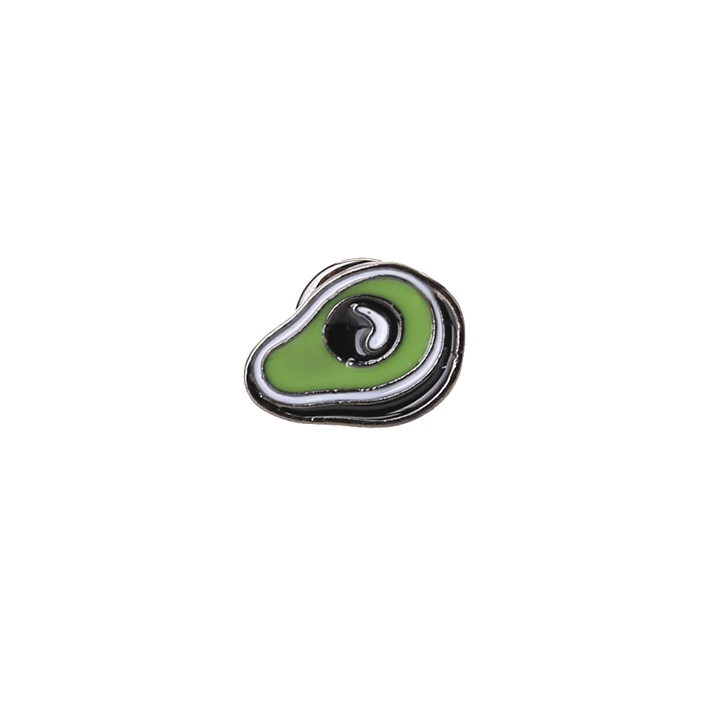 1pc Cute Cartoon Animal & Avocado Monkey Peach Blueberry Metal Lapel Pins Hard Enamel Pin Cute Badge Fashion jewelry Brooch