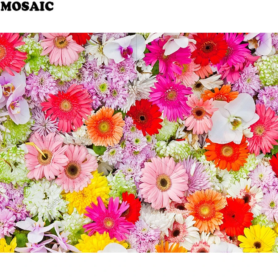 

DIY 5d Diamond Painting flower"Daisy"Cross Stitch Diamond Embroidery home decor diy diamond mosaic painting E96