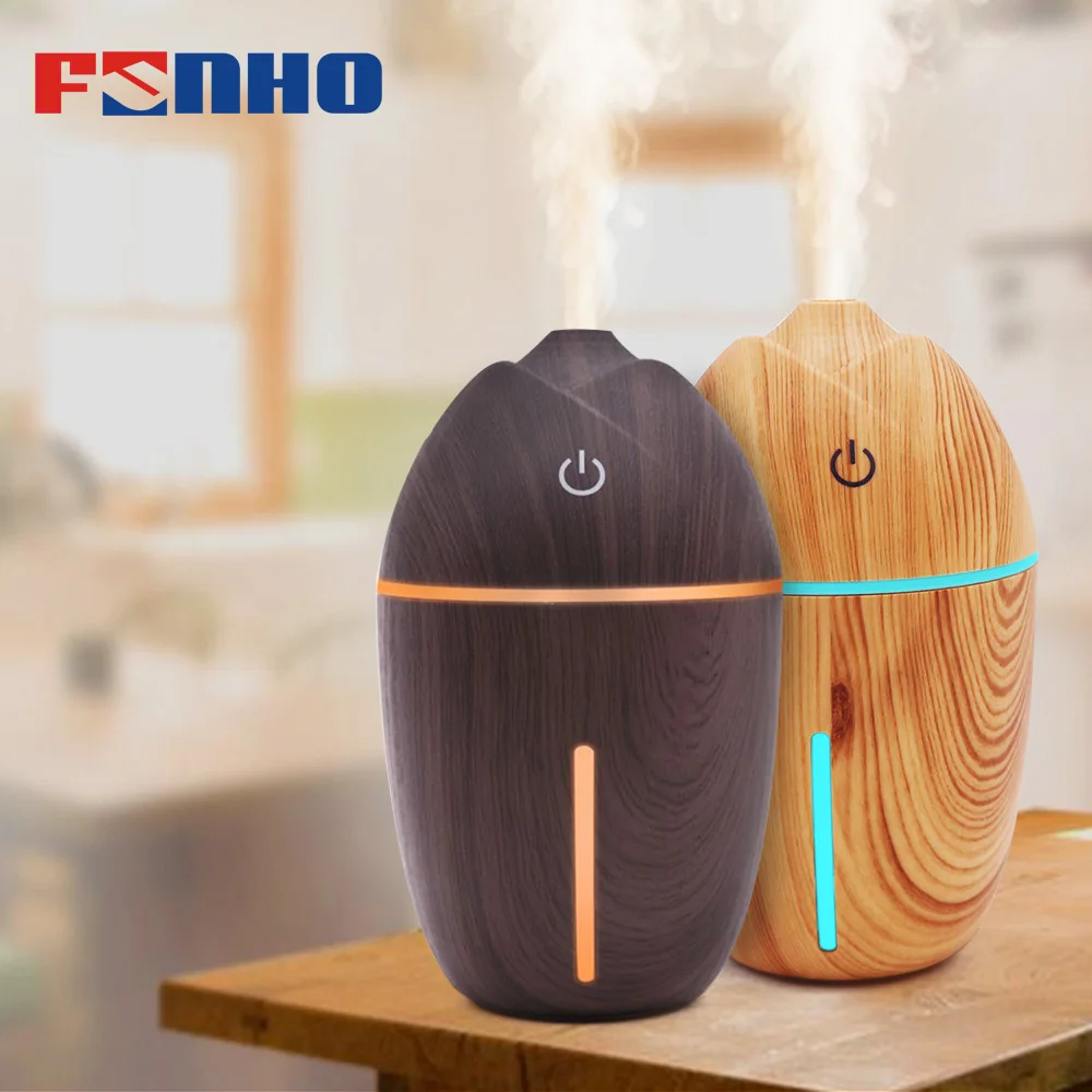 

FUNHO Mini Air Humidifier Aroma Essential Oil Diffuser USB Charging Mist Maker Humidificador 5 LED Light for Home Office Car 078