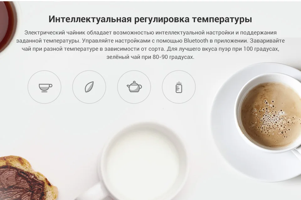 Xiaomi интеллектуальный чайник Mi Smart Kettle