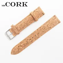 Натуральный пробковый ремешок для часов, бежевый ремешок для часов, пробковый ремешок, 18 мм, 20 мм, пробковая кожа, ручной работы, ЭКО Ремешок для часов, E-015-18/20