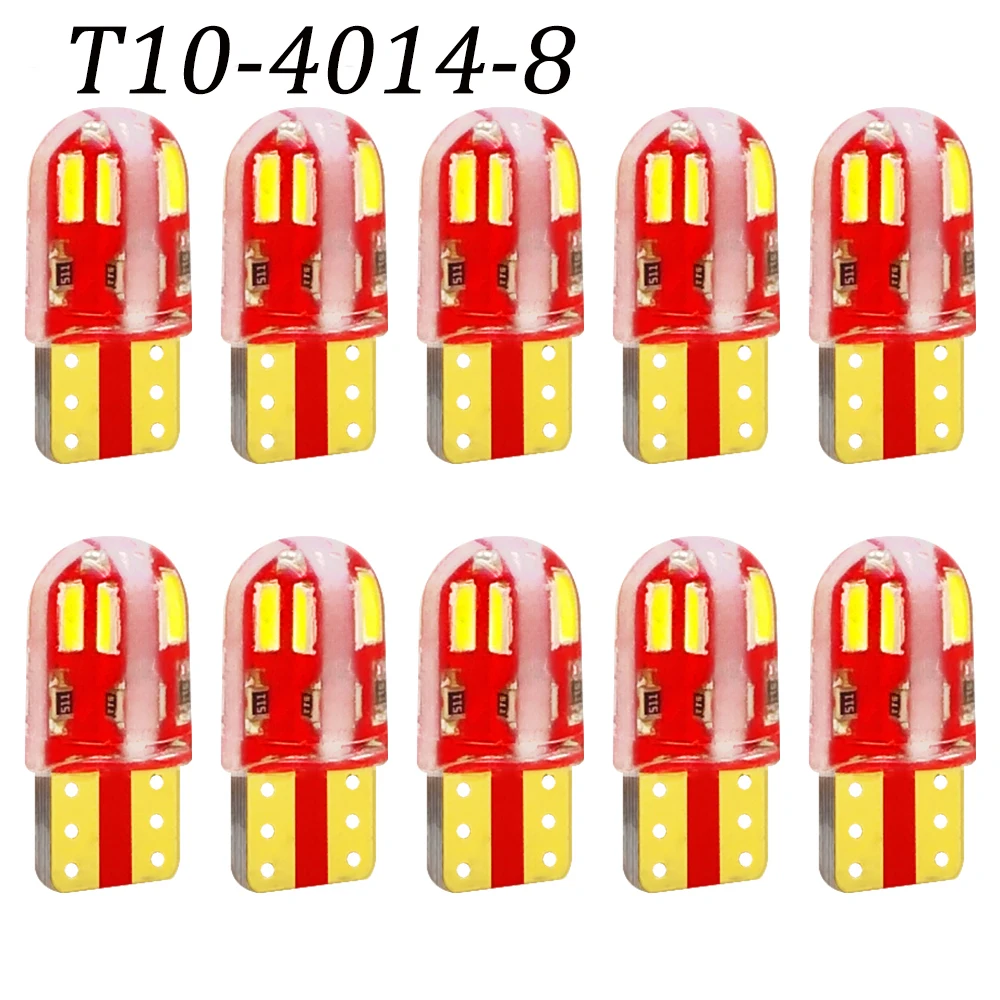 Сигнальный светильник t10 5W5 светодиодная лампа canbus без ошибок 8smd 12 В тормозной s