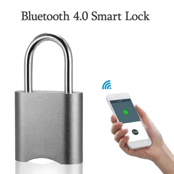 Cerradura inteligente con Bluetooth 4,0 para el hogar, Candado con contraseña y conexión BT, Cerradura Locker