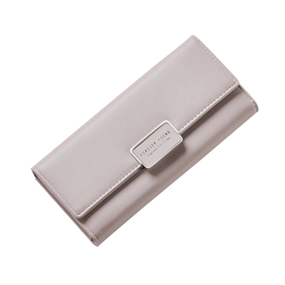 Женский Длинный кошелек из искусственной кожи с блокировкой RFID|leather clutch purse|clutch