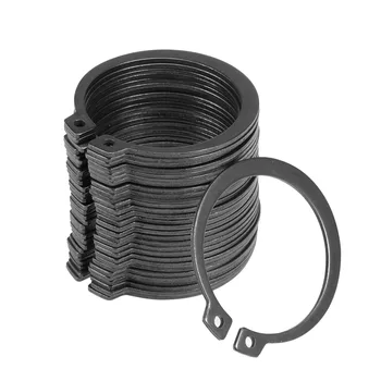 

UXCELL 30Pcs External Circlips 38/40/42.5/45.5mm C-Clip Retaining Snap Rings 50/65Mn Cir clip for Retension of Bearings Gears