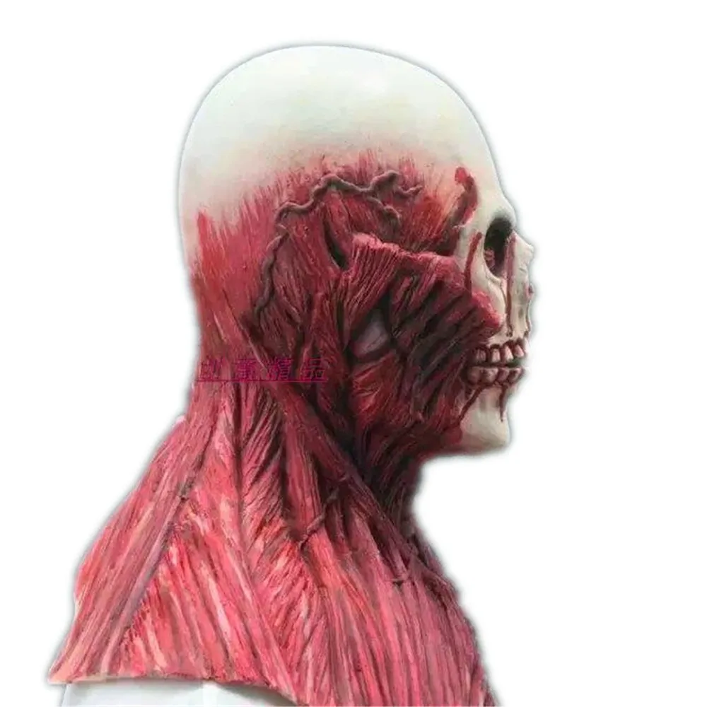 XCOSER новая горячая маска на Хеллоуин для косплея маска зомби латексная кровавая страшная чрезвычайно противная маска для маскарада