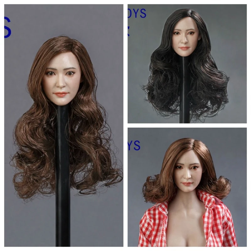 Масштаб 1/6 GACTOYS GC014 Abc Mi Yang женская голова Лепка азиатская Женская сверхзвезда