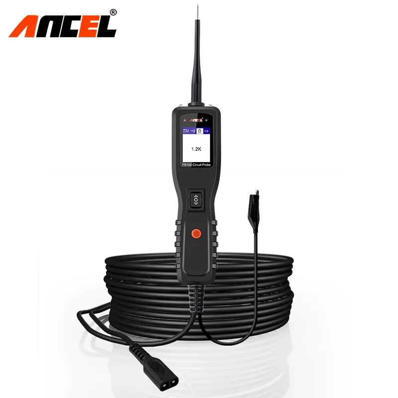 Ancel PB100 Circuit Tester Power Probe Automotive Diagnostic Tool 12V 24V Electrical Current Voltage Integrated Power Scanner Ancel PB100 Circuit Tester Power Probe Automotive Diagnostic Tool 12V 24V Electrical Current Voltage Integrated Power Scanner