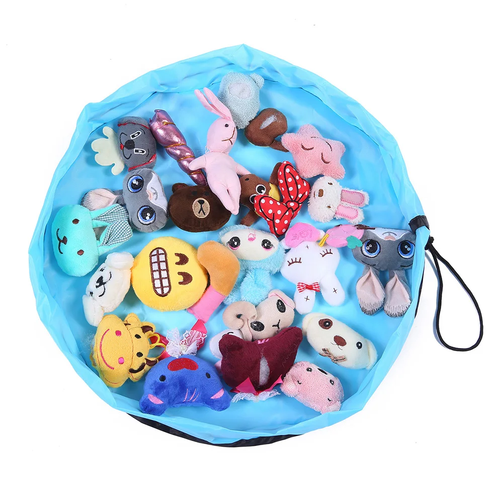 150 سنتيمتر لعبة تخزين حقيبة مرتب المنظم البساط ل لغس] المحمولة الاطفال تلعب حصيرة نزهة حصيرة اللعب المنزل الأطفال حديقة كتل بطانية