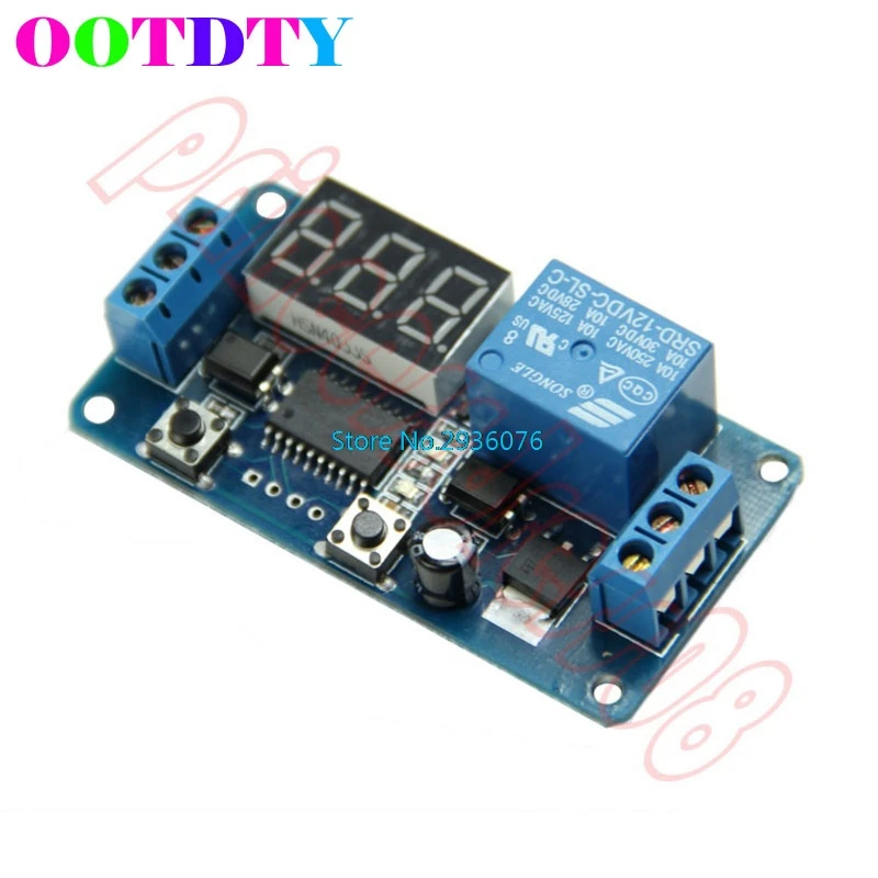 

Home Automation Delay Timer Control Switch Module Digital display LED 12V DC APR12