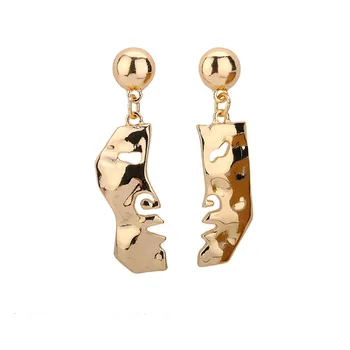 

Mask eardrop European and American wind eardrop zinc alloy earrings fashion earrings eardrop of ms