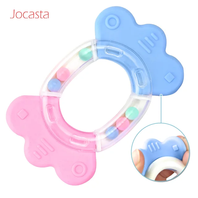 Baby Rattles Toy Teether Hand Jingle Shaking Bell Rattle Funny Educational Toys Newborn Baby 0-12 Months Baby Rattle Toys Gift # 2