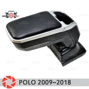 

Armrest for Volkswagen Polo 2009~2019 car arm rest central console leather storage box ashtray accessories car styling m2