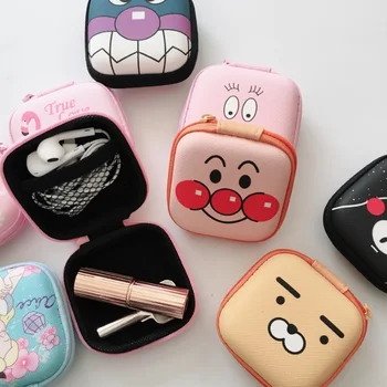

Cartoon Headset Storage Box Cable Organizer Earphone Bag Hard Headphone Case for Airpods Children Day Gifts