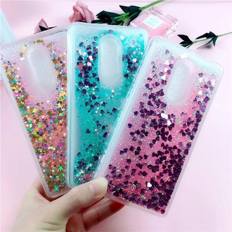 

Glitter Liquid Case on for Fundas Xiaomi Redmi 4X 4A 4 3S Cover Redmi Note 4X Note4 3 Pro Case Soft Silicone Dynamic Phone Cases