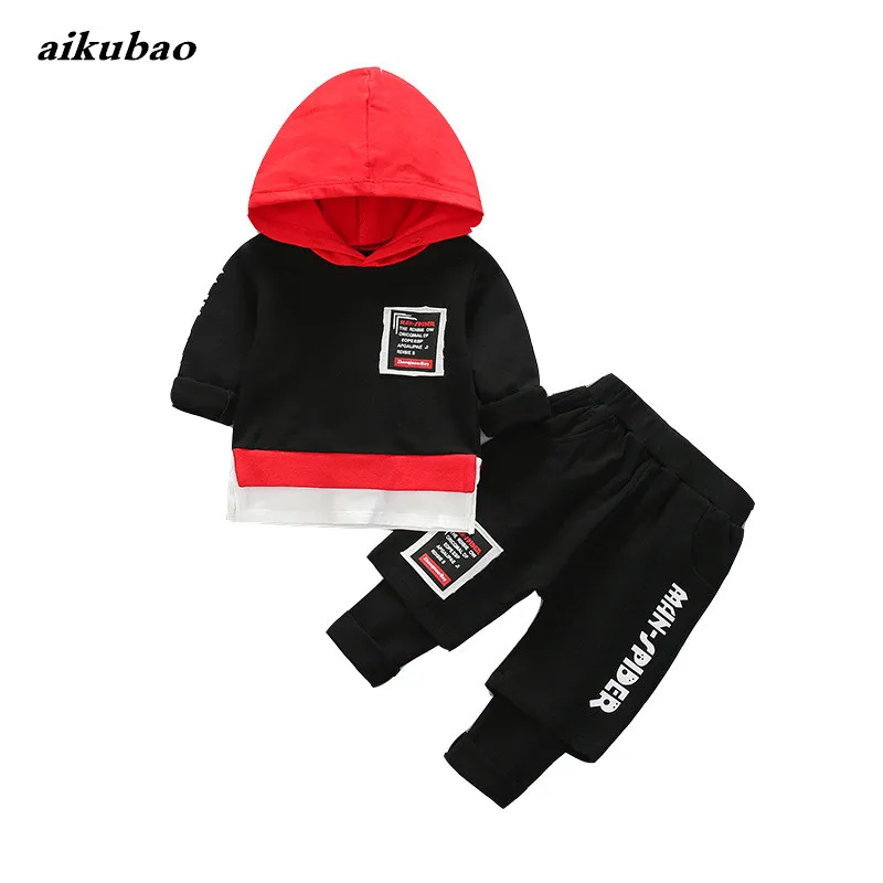 Children's wear autumn set boy's sport shirt trousers girl's fashion