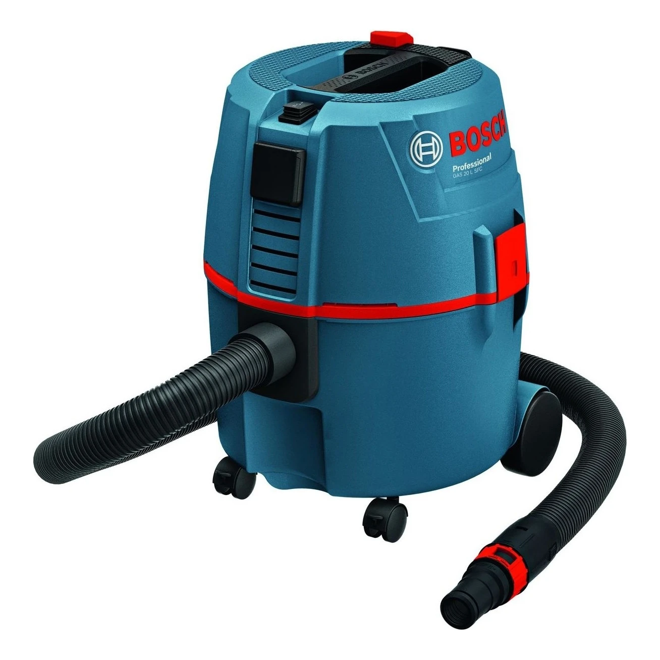 Пылесос для сухой и влажной уборки Bosch GAS 20 L SFC (Мощность 1200 Вт, объем пылесборника 20 л, длина кабеля 5 м, функция выдува)