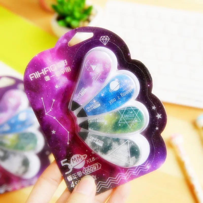 4 шт./лот Новое поступление милая Корректирующая лента Kawaii с рисунком для детей