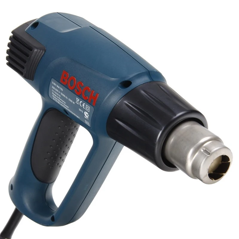 Фен технический Bosch GHG 660 LCD (708,703) (мощность 2300 Вт, 4 режима работы, поток 250-500 л/мин, 50-660 °С, кейс в комплекте)