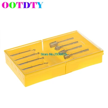 

10Pcs/set Rotary Files 3mm Engraving Cutter Woodworking Tools Grinding Electric Rotary File Head