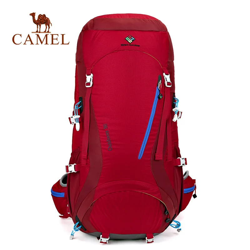 CAMEL 50L мужской и женский многофункциональный повседневный спортивный рюкзак, водонепроницаемые сумки для пеших прогулок и путешествий