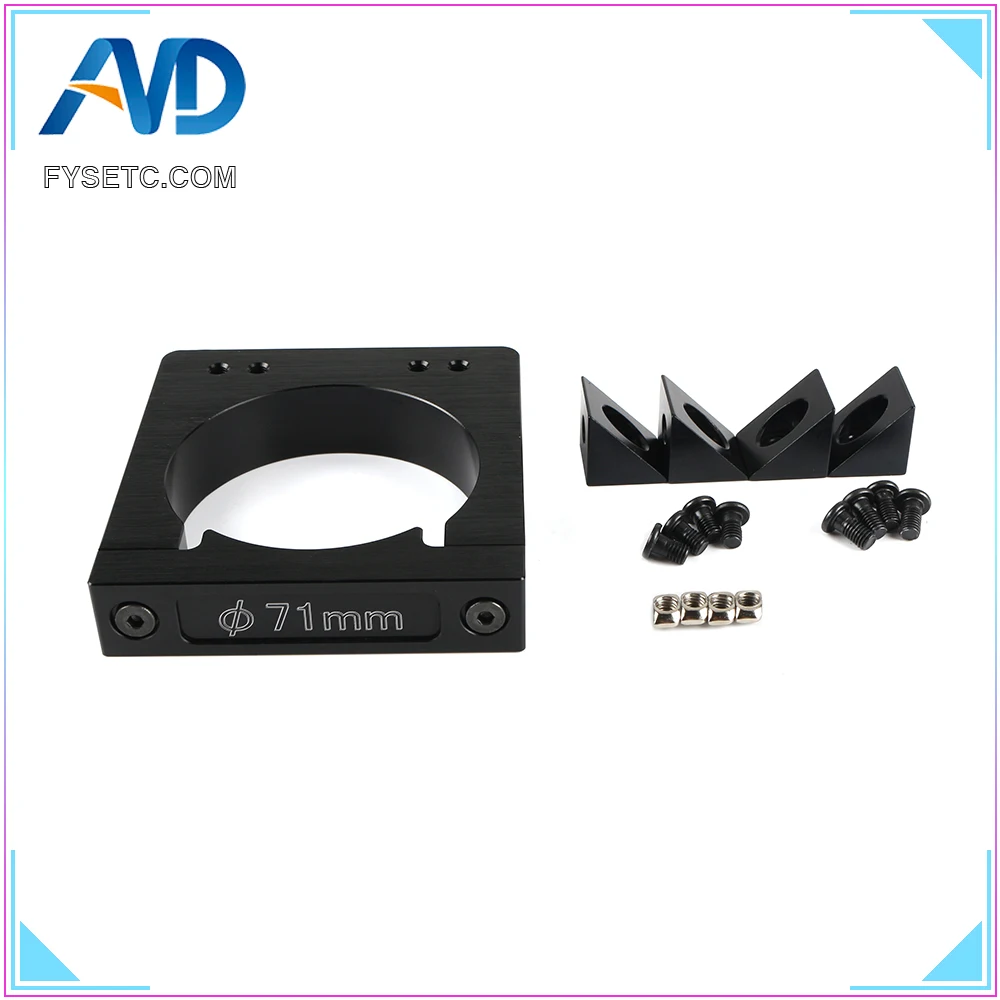 CNC Router Add On Mouting kit Diameter 52mm 65mm 71mm 80mm Aluminum