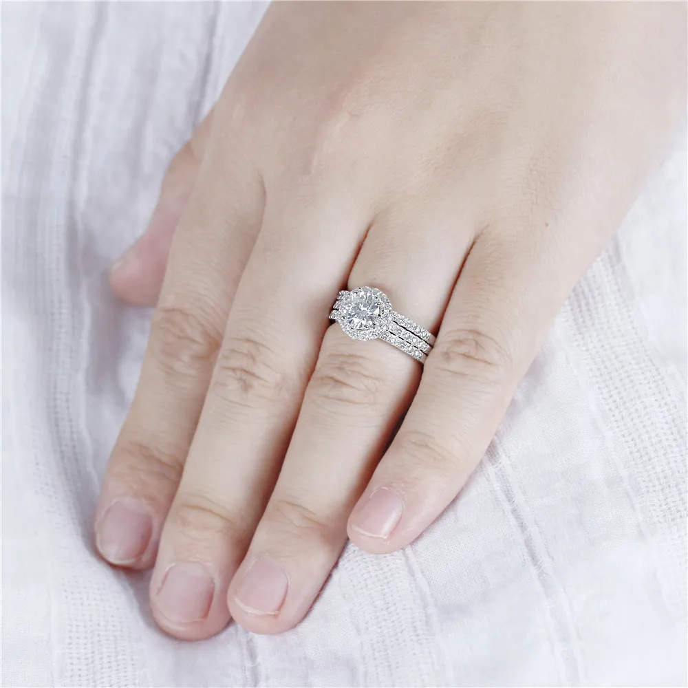 moissanite ring set (7)