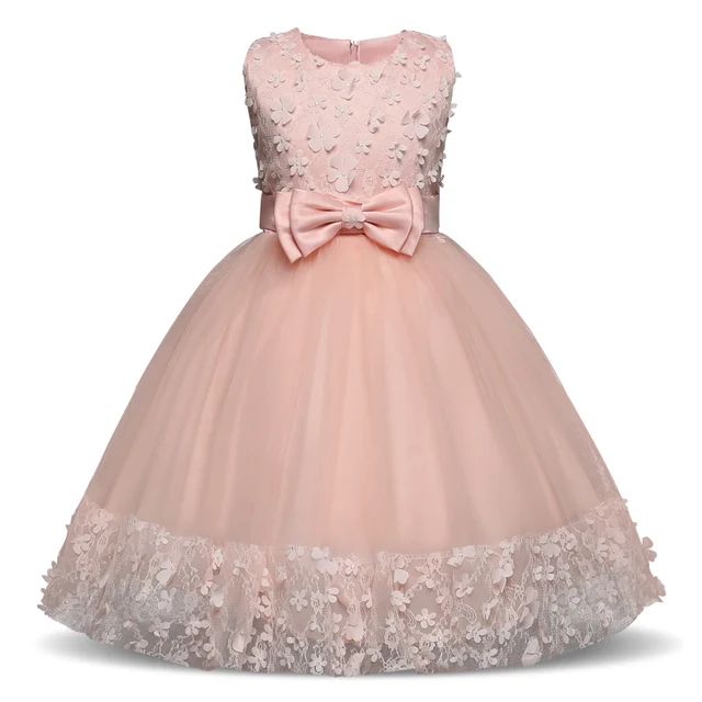 Mesh Parels Meisjes Jurken Party Jurk Kinderen Avond Kids Wedding sdBQthxrC