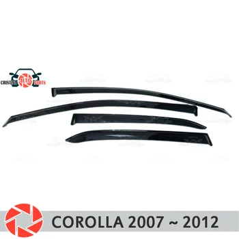 

Window deflector for Toyota Corolla 2007~2013 rain deflector dirt protection car styling decoration accessories molding
