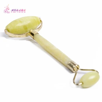 

HIMABM Yellow jade facial massage roller anti wrinkle beauty bar stick body massage face slimming wheel body massage