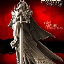 [Loong Way Miniatures] Бушующие герои арданна, столп веры(Sisters-F/SF) 35 мм Полимерная миниатюра
