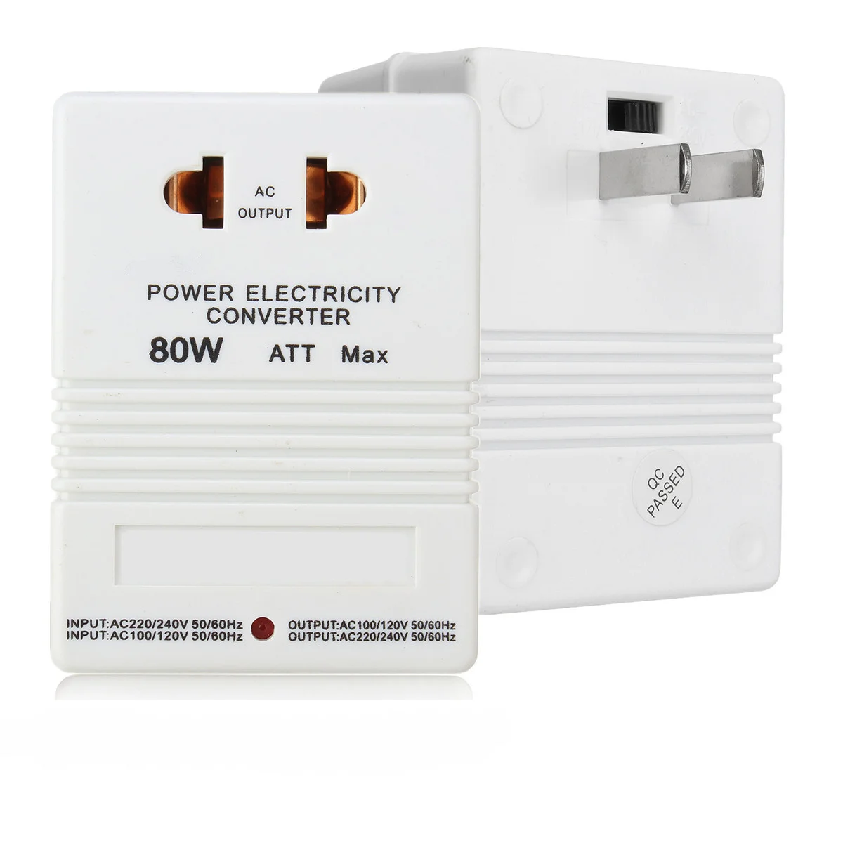 

New 110V to 220V Converter Step Up Down Dual Power Eletric VOLTAGE CONVERTER Adapter Watt Transformer Travel