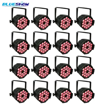 

16pcs/lot, LED par light 18pcs 12w RGBW 4in1 15w RGBWA 5in1 18w RGBWAUV 6in1 party led spotlight led wash dmx