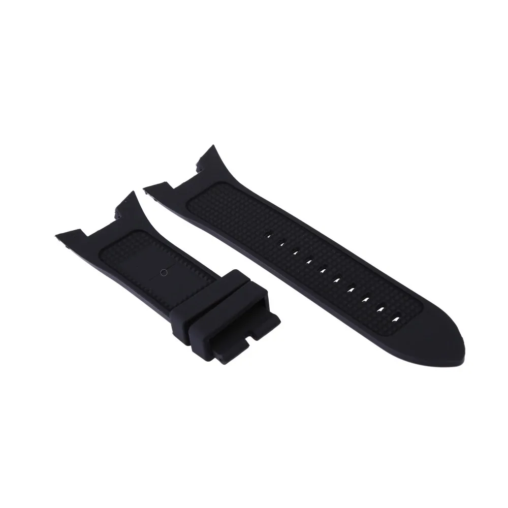 armani exchange rubber strap watch