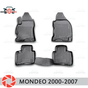 

Floor mats for Ford Mondeo 2000-2007 rugs non slip polyurethane dirt protection interior car styling accessories