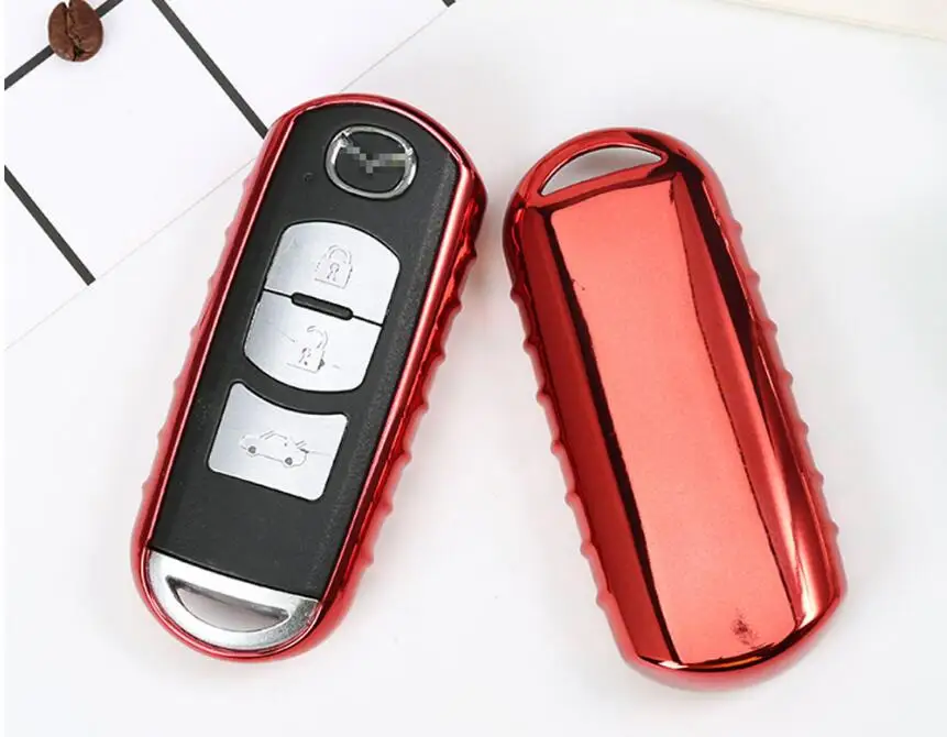 

Design Bright Colorful Soft TPU Car Key Cover Case fit for Mazda 2 3 5 6 2017 CX-4 CX-5 CX-7 CX-9 CX-3 CX 5 Accessories