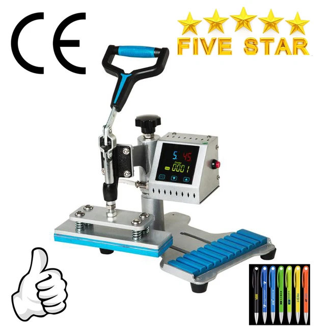 $US $229.00 Pen logo 10in1 Portable Swing Away Pen transfer Heat Press Machine NO.CH1802 Print 10 pcs Ball Pens once with Free Gifts