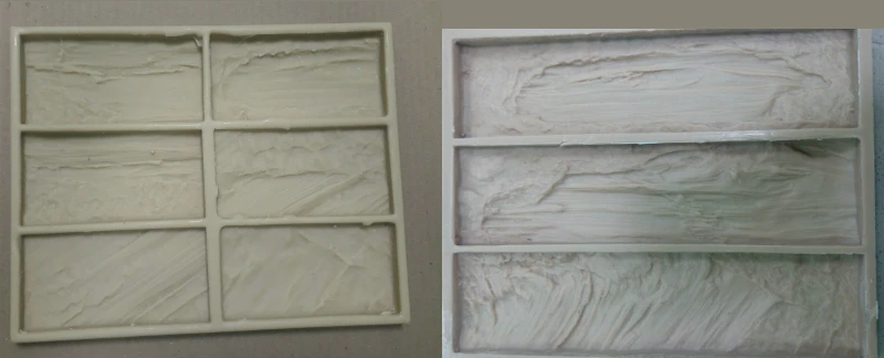 

New Polyurethane Molds model 2018 year for Concrete Plaster Wall Stone Cement Tiles COMBO Decorative wall molds