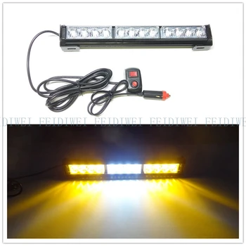 

09004 12LED Long bar light stick light flashing lights flash DC 12V Warning lights strobe LED high-power LED flashing lights