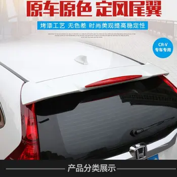 

New ABS Unpainted Primer Car Rear Wing Spoiler Tail Fin Cover Decoration Fit For Honda CRV CR-V 2012 2013 2014 2015 2016